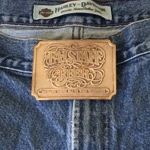 Falstaff Beer Belt Buckle Brass Vintage 1970s